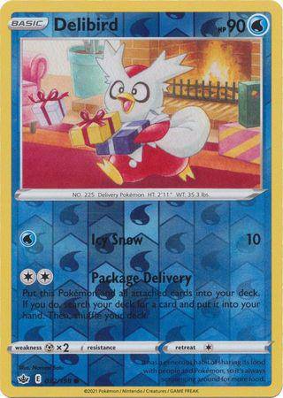 Delibird : CHILLING REIGN (Reverse holo) - 032/198 - Lockett Labs UK