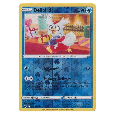 Delibird : CHILLING REIGN (Reverse holo) - 032/198