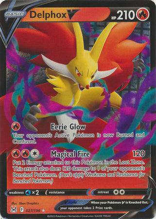 Delphox V : LOST ORIGIN - 027/196 - Lockett Labs UK