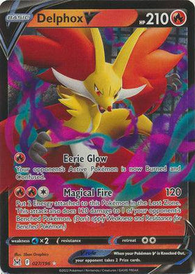 Delphox V : LOST ORIGIN - 027/196 - Lockett Labs UK