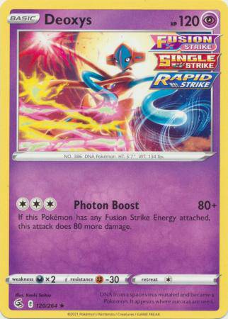 Deoxys : FUSION STRIKE (Non-Holo Exclusive) - 120/264