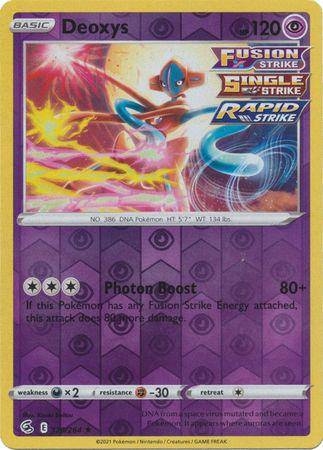 Deoxys : FUSION STRIKE (Reverse holo) - 120/264 - Lockett Labs UK