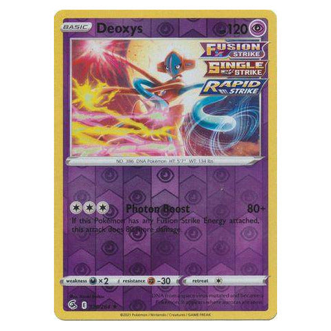 Deoxys : FUSION STRIKE (Reverse holo) - 120/264
