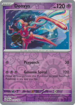 Deoxys : PARADOX RIFT (Reverse holo) - 074/182