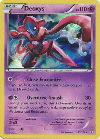 Deoxys : ROARING SKIES (Holo) - 33/108 - Lockett Labs UK