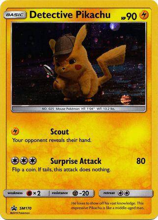 Detective Pikachu : CAFE COLLECTION PROMO (Holo) - SM170