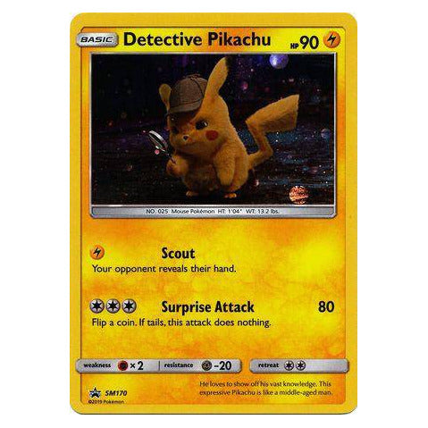 Detective Pikachu : CAFE COLLECTION PROMO (Holo) - SM170