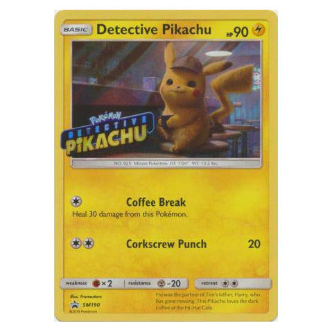 Detective Pikachu : PROMO (Sealed) (Holo) - SM190