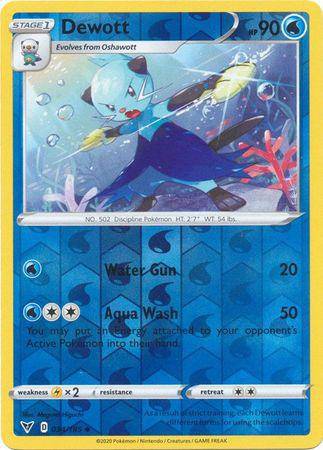 Dewott : VIVID VOLTAGE (Reverse holo) - 034/185