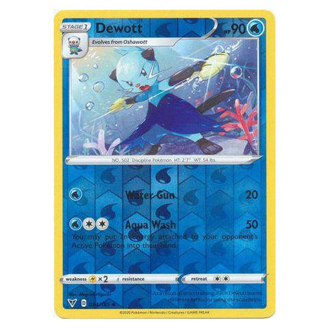 Dewott : VIVID VOLTAGE (Reverse holo) - 034/185