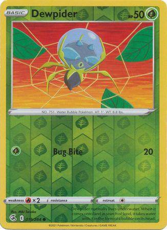 Dewpider : FUSION STRIKE (Reverse holo) - 019/264 - Lockett Labs UK