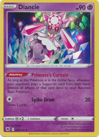 Diancie : ASTRAL RADIANCE (Holo) - 068/189 - Lockett Labs UK