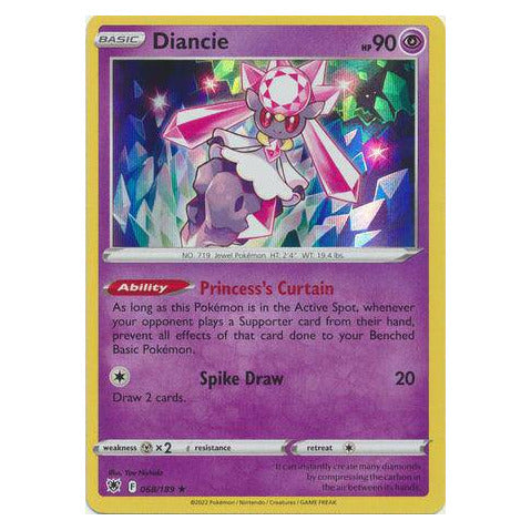 Diancie : ASTRAL RADIANCE (Holo) - 068/189