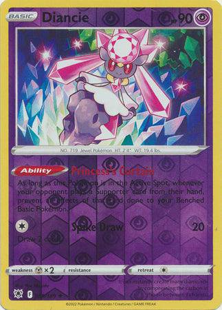 Diancie : ASTRAL RADIANCE (Reverse holo) - 068/189 - Lockett Labs UK