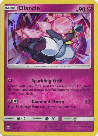 Diancie : BURNING SHADOWS (Holo) - 94/147