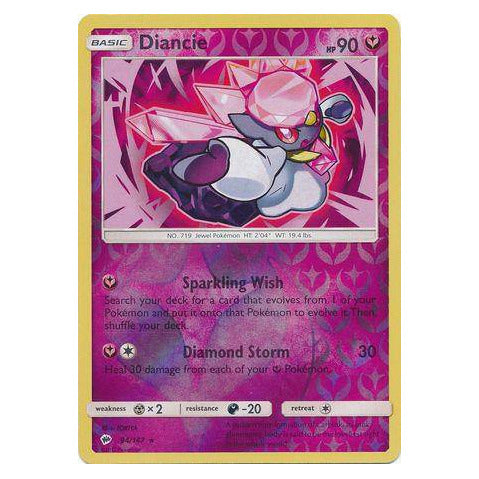 Diancie : BURNING SHADOWS (Reverse holo) - 94/147