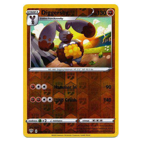 Diggersby : DARKNESS ABLAZE (Reverse holo) - 096/189