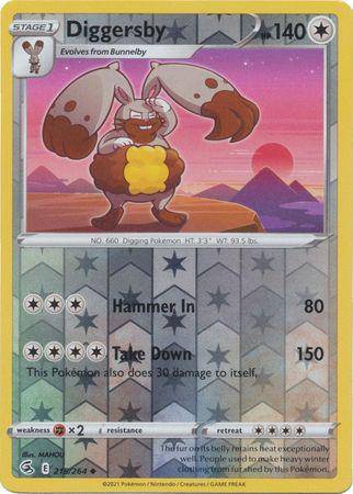 Diggersby : FUSION STRIKE (Reverse holo) - 215/264 - Lockett Labs UK