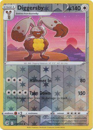 Diggersby : FUSION STRIKE (Reverse holo) - 215/264