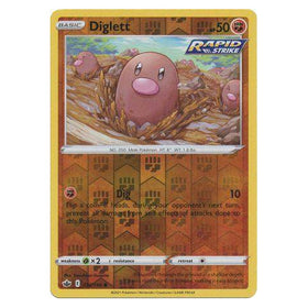 Diglett : CHILLING REIGN (Reverse holo) - 076/198