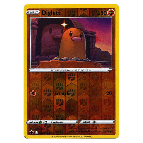 Diglett : DARKNESS ABLAZE (Reverse holo) - 084/189
