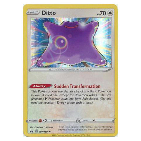 Ditto : CROWN ZENITH (Holo) - 107/159