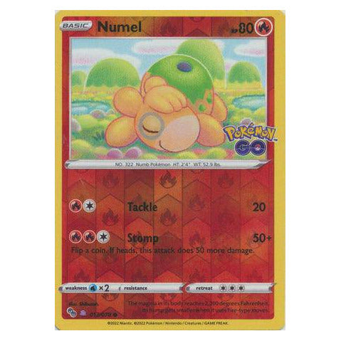 Ditto (Numel) : POKEMON GO! (Reverse holo/Holo) - 013/078