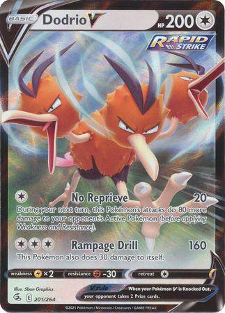 Dodrio V : FUSION STRIKE - 201/264 - Lockett Labs UK