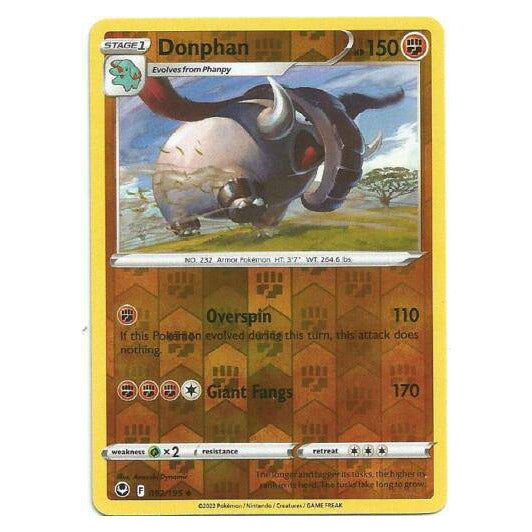 Donphan : SILVER TEMPEST (Reverse holo) - 092/195