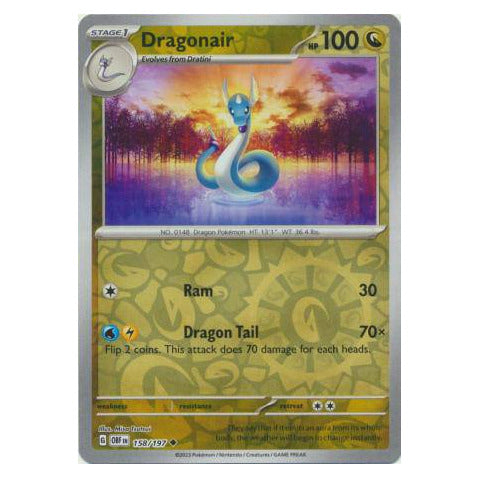 Dragonair : OBSIDIAN FLAMES (Reverse holo) - 158/197