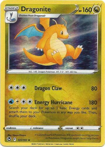 Dragonite : SILVER TEMPEST (Holo) - 131/195 - Lockett Labs UK