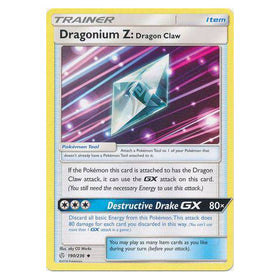Dragonium Z: Dragon Claw : COSMIC ECLIPSE - 190/236