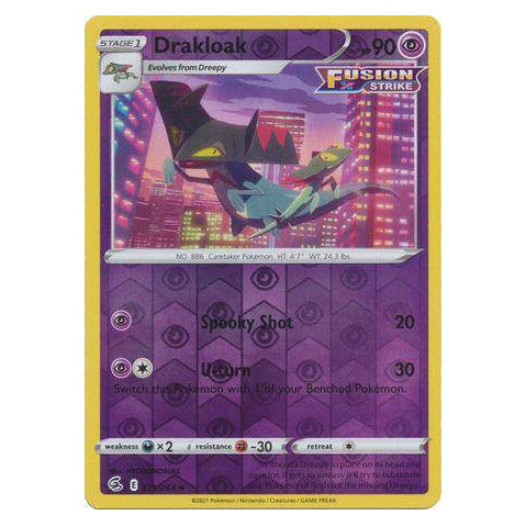 Drakloak : FUSION STRIKE (Reverse holo) - 129/264