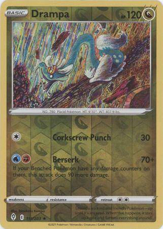 Drampa : EVOLVING SKIES (Reverse holo) - 119/203 - Lockett Labs UK
