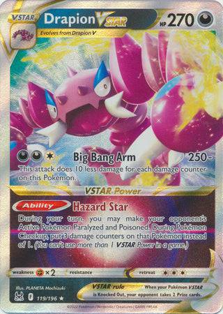 Drapion VSTAR : LOST ORIGIN - 119/196 - Lockett Labs UK