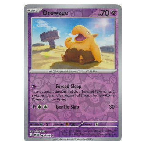 Drowzee : SCARLET & VIOLET BASE (Reverse holo) - 082/198