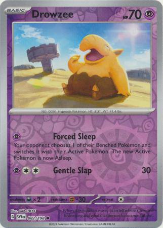 Drowzee : SCARLET & VIOLET BASE (Reverse holo) - 082/198