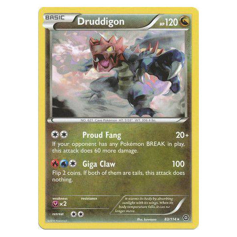 Druddigon : STEAM SIEGE - 83/114