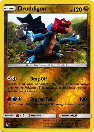 Druddigon : UNIFIED MINDS (Reverse holo) - 157/236