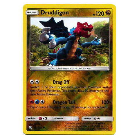 Druddigon : UNIFIED MINDS (Reverse holo) - 157/236