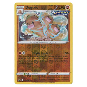 Dugtrio : CHILLING REIGN (Reverse holo) - 077/198
