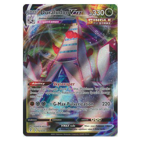 Duraludon VMAX : EVOLVING SKIES - 123/203