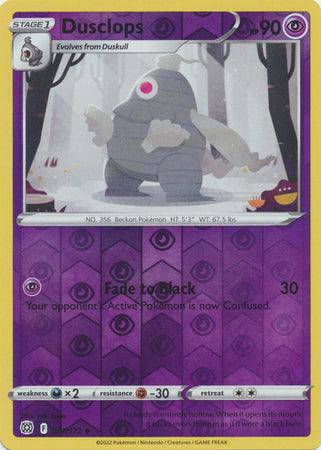Dusclops : BRILLIANT STARS (Reverse holo) - 061/172 - Lockett Labs UK