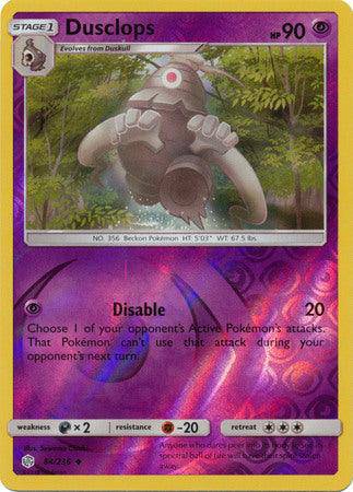 Dusclops : COSMIC ECLIPSE (Reverse holo) - 84/236