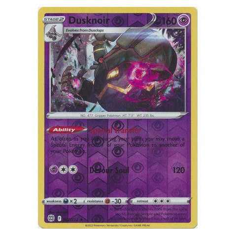 Dusknoir : BRILLIANT STARS (Reverse holo) - 062/172