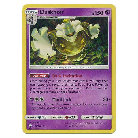 Dusknoir : BURNING SHADOWS (Holo) - 53/147
