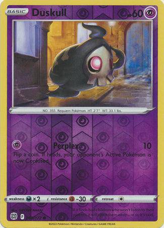 Duskull : BRILLIANT STARS (Reverse holo) - 060/172 - Lockett Labs UK