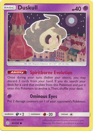 Duskull : COSMIC ECLIPSE - 83/236