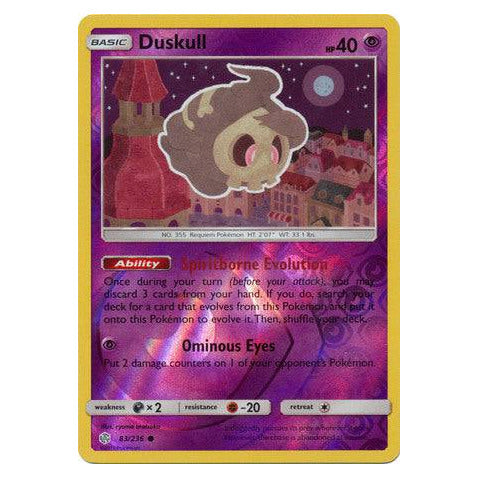 Duskull : COSMIC ECLIPSE (Reverse holo) - 83/236