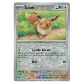 Eevee : 151 (Reverse holo) - 133/165